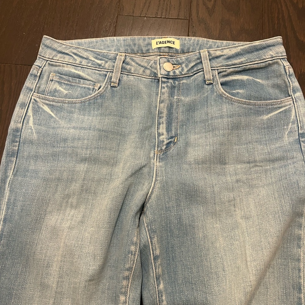 Lagence Milana Low Rise Olympia Straight Jean Size 27x30 New Blue pants - Picture 4 of 8